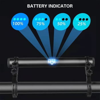 Guidão Extra Bike Suporte Bateria Pra Bike Farol Celular 818