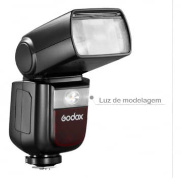 Flash Godox Para Canon V860 Iii Ttl Luz Modelagem + Bateria