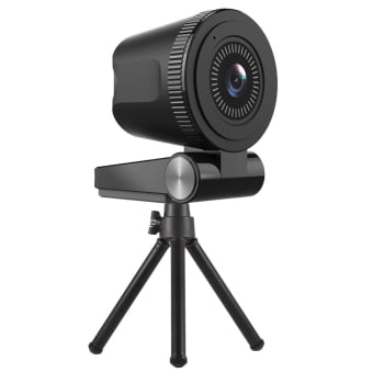 Webcam 4k Microfone Foto 1080p 60hz Video Auto Foco 30fps 1080p Preto C180 Luuk Young
