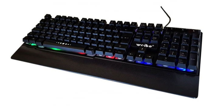 Teclado Gamer Led Rgb Tecla Ghost Luminoso Abnt2 Usb Wb100