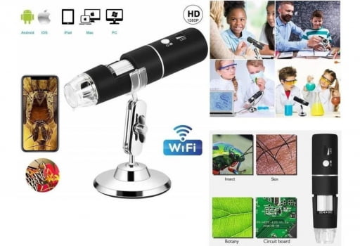 Microscópio Lupa Digital Wi-fi Camera Hd 1080p 50x 1000x Mb1