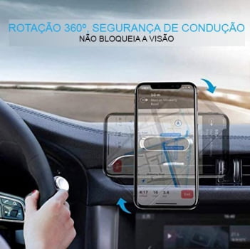 Suporte De Celular Carro Painel Magnetico Universal Veicular Imã Neodimio U1003