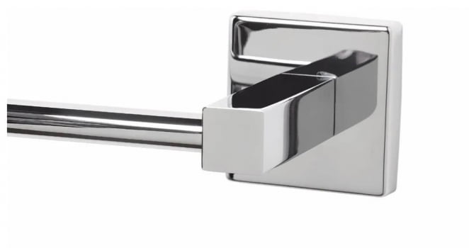 Toalheiro Barra Banheiro 50cm Porta Toalha Cromado Aço Inox C17218