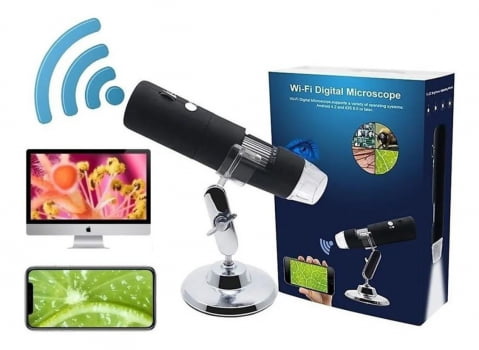 Microscópio Lupa Digital Wi-fi Camera Hd 1080p 50x 1000x Mb1