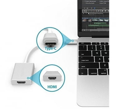 Cabo Adaptador Conversor Usb Tipo C Para Hdmi Macbook N04