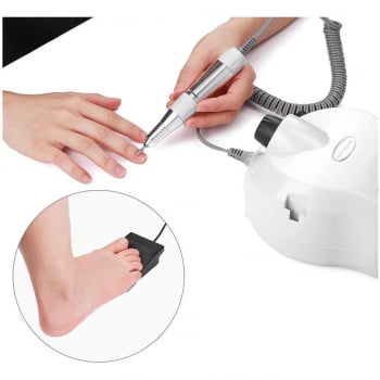 Lixadeira Porquinho Lixa Motor Eletrica Unhas Acrigel Profissional Manicure 45000 Rpm Bivolt Es1 Luuk Young