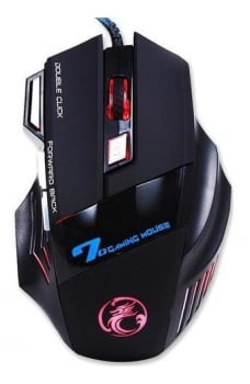 Mouse Gamer Estone X7 2400dpi Led Sport 7 Botões Ergonomic