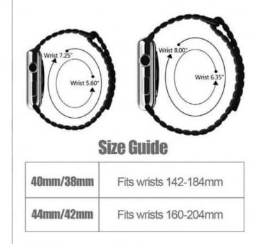 Pulseira Couro Loop Para Apple Watch All Séries 1 2 3 4