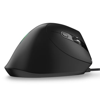 Mouse Optico Vertical Ergonomico Com Fio Usb Com Led 9 Botoes Dpi 12800 D7