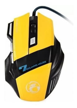 Mouse Gamer Estone X7 2400dpi Led Sport 7 Botões Ergonomic