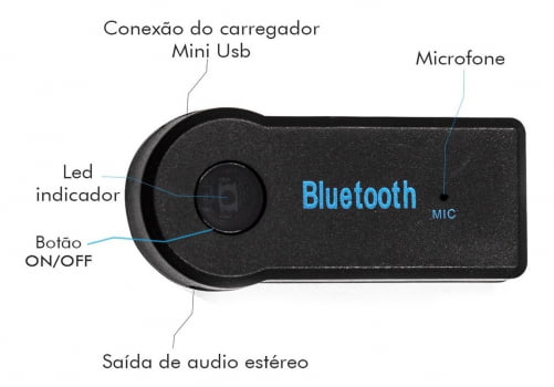 Adaptador Bluetooth - Receptor Bluetooth Para Aparelhos Sonoros