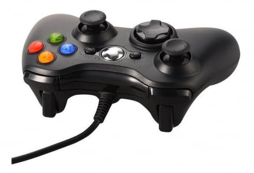 Controle Joystick Xbox 360 Computador Usb Pc Com Fio Feir Fr-305