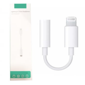 Cabo Adaptador P2 Lightning 3.5 Fone Ouvido iPhone 7 8 X F03