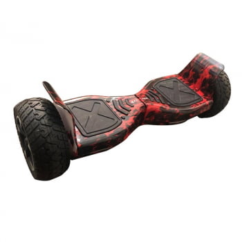 Hoverboard Cross Off Road 8,5 Polegadas Skate Elétrico Infantil Criança Bluetooth Bivolt Overboard Com Leds