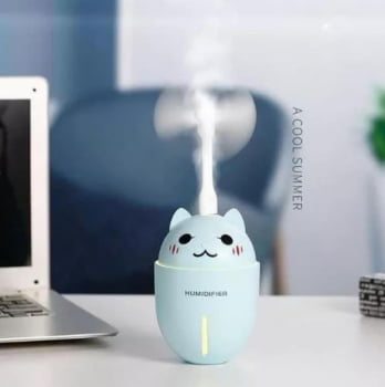 Umidificador De Ar Portátil Purificador Usb Lampada Pet