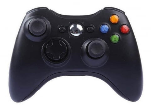 Controle Sem Fio Joystick Preto Xbox 360 Recarregável Feir Fr-303 luuk Young 