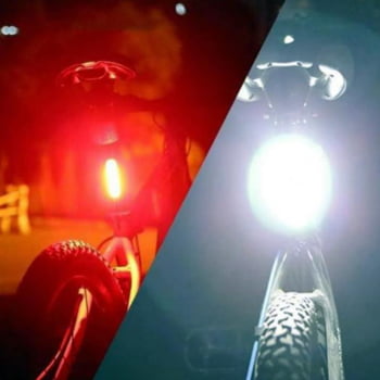Lanterna Bicicleta Bike Sinalizador Led Recarregável100 Lm Usb Rpl 2261