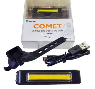 Lanterna Bicicleta Bike Sinalizador Led Recarregável100 Lm Usb Rpl 2261
