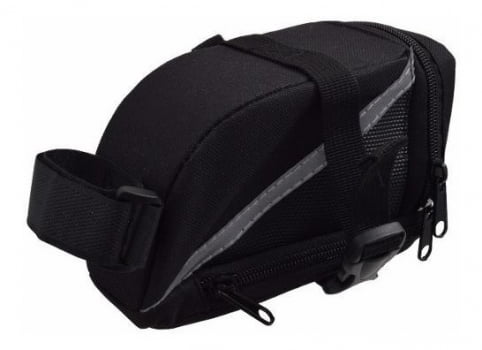 Bolsa De Selim Para Bike Bicicleta Zíper Expansivel Bb090