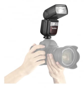 Flash Godox Para Canon V860 Iii Ttl Luz Modelagem + Bateria