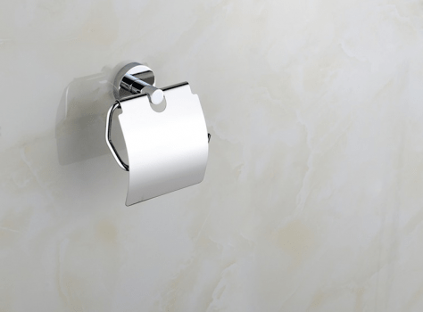 Porta Papel Higienico Para Banheiro Simples Lavabo Cromado C12251 Luuk Young