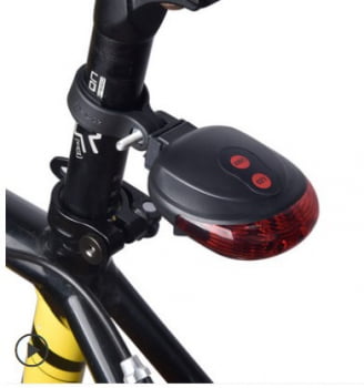 Lanterna Bicicleta Sinalizador Traseiro Bike Led Farol Com Suporte U1031 Luuk Young