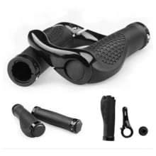 Bar End Manopla Anatomica Guidão Bike Bicicleta Preto D118 