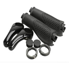 Bar End Manopla Anatomica Guidão Bike Bicicleta Preto D118 