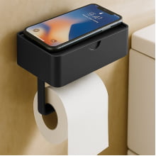 Porta Papel Higiênico Lenço Umedecido Suporte Celular 7288