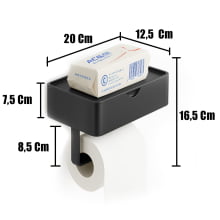Porta Papel Higiênico Lenço Umedecido Suporte Celular 7288