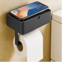 Porta Papel Higiênico Lenço Umedecido Suporte Celular 7288