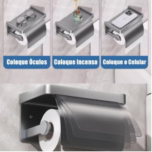 Suporte Porta Papel Higiênico Organizador Acessorios 3824