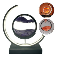 Ampulheta Led 3d Decoração Sala Areia Em Movimento Lsxyd-2