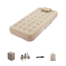 Colchão + Travesseiro Inflável Portátil Solteiro Bomba De Ar Elétrica Acampamento Hkx2110 Colchão + Travesseiro Inflável Portátil Solteiro Bomba De Ar Elétrica Acampamento Hkx2110