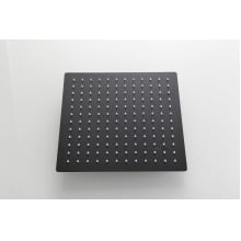 Ducha Chuveiro Área Externa Quadrada Slim 30x30 Dc-7007cp Preto