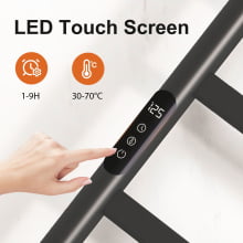 Toalheiro Térmico Aquecedor De Toalhas Elétrico Temperatura Timer Digital 110v G301