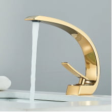 Torneira Banheiro Monocomando Pia Cuba Misturado Luxo T105d Dourado