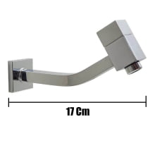 Torneira Link Quadrada De Parede Banheiro E Cozinha Desq304