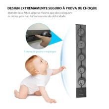 Trilho Tomada Parede Extensor De Energia Embutir 4 Tomadas Usb Bivolt Cly-tt1