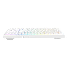 Kit Teclado Mouse Membrana Led Rgb Silencioso Branco Bk-t1