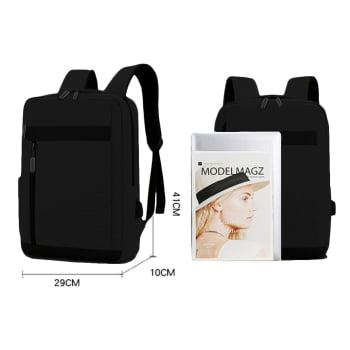 Mochila Executiva Notebook Laptop Portátil Com Carregamento Usb Multifuncional Portátil L550