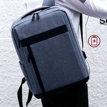 Mochila Executiva Notebook Laptop Portátil Com Carregamento Usb Multifuncional Portátil L550