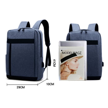 Mochila Executiva Notebook Laptop Portátil Com Carregamento Usb Multifuncional Portátil L550