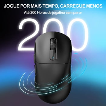 Mouse Bluetooth Sem Fio 2.4g Attack Shark Recarregável X3