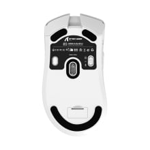 Mouse Branco Sem Fio Bluetooth Gamer Attack Shark Paw3311 De 18000 Recarregável R1