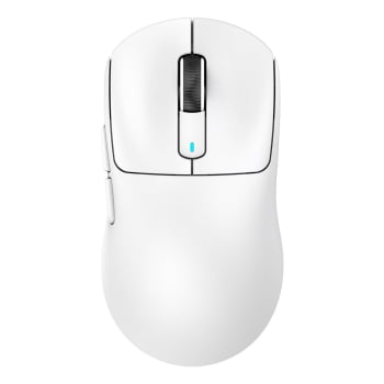 Mouse Gamer Attack Shark Bluetooth USB Paw3395 Ultra Leve 6 Botões 26000 Dpi Sem Fio Computador Notebook Branco X3