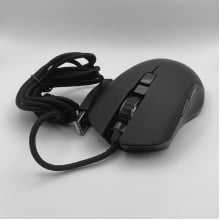 Mouse Gamer Óptico Led Rgb 3200 Dpi Com Fio Usb Preto S180