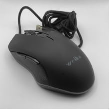 Mouse Gamer Óptico Led Rgb 3200 Dpi Com Fio Usb Preto S180