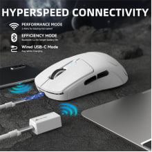 Mouse Gamer Wireless Attack Shark 42000 Dpi Recarregável R6