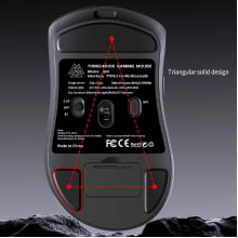 Mouse Gamer Sem Fio Bluetooth 6400 Dpi PAW3212 Recarregável 1000Hz Sorex X1